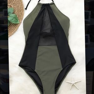 Take My Heart mesh plus size one piece. NWT